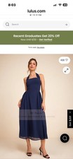 Lulus Conway Blue Small Dress