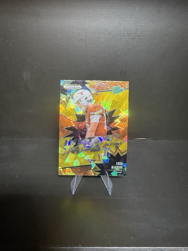 2025 Panini Prizm Draft Picks - Instant Impact Arch Manning #II-AMG Gold Ice RC