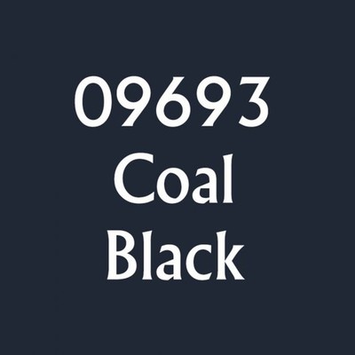 COAL BLACK Reaper Miniatures Master Series Paints REM09693 (0.5 oz Bottle)