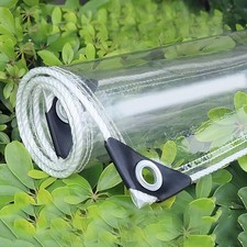 Clear Tarpaulin Water Proof Heavy Duty Transparent Tarpaulin Sheet with Eyelets