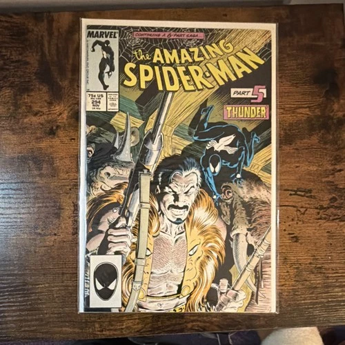 Marvel Comics The Amazing Spider-Man #294 Thunder Kraven Vermin Copper Age 1987