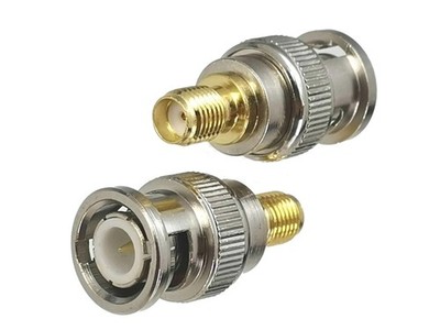 BNC Male Plug to SMA Female Jack RF Coaxial Adapter Connector