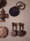 Vintage Grandpa's Junk Drawer Lot Mens Items Military Whistle Knives Key Chains — photo 6