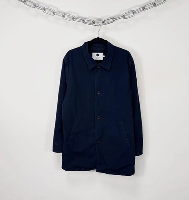 NN07 No Nationality Men s Technical Waterproof Jacket Coat Primaloft Navy Blue L