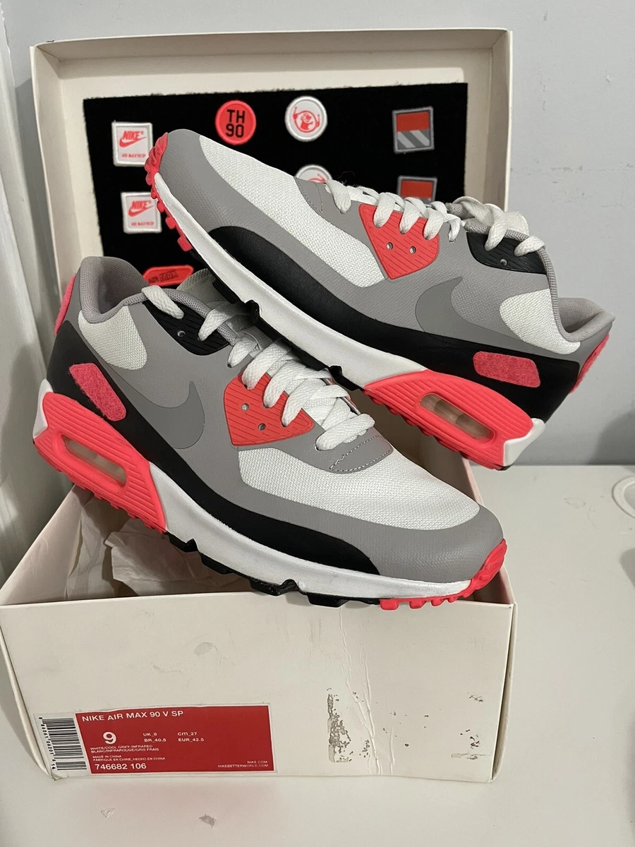 Graveren Psychologisch stereo Nike Air Max 90 V SP Patch sz 9 anniversary 1 86 patta parra sean travis  big | eBay