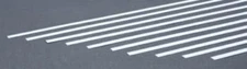 Evergreen Styrene Strips .020x.250 (10) - Model Railroad Scratch Building