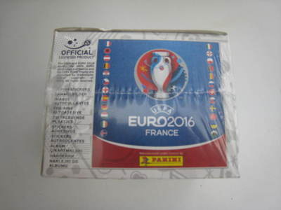 Euro France 2016 Panini complete 50 packs  , Total of 250 stickers NEW BOX