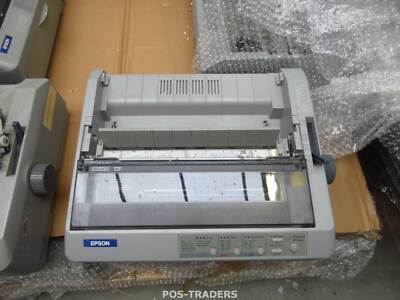 EPSON FX-890 USB Dot Matrix Printer 9-Pin Impact Drucker - MISSING REAR COVER 