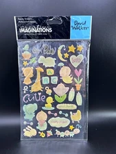 Creative Imaginations Baby Theme Epoxy Stickers Scrapbook Arts & Crafts