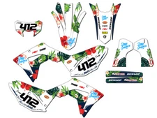 2021-2024 CRF 450 RL TROPIC White Senge Graphics Kit Compatible with Honda