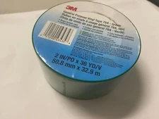 3M 764 Solid General Purpose Vinyl Tape, Green, 2" x 36yds., 1 Roll