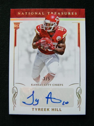 2016 Panini National Treasures Tyreek Hill #186