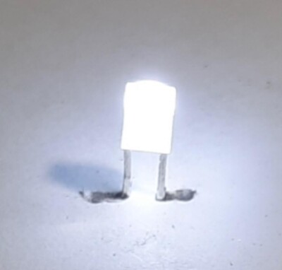 25 PC Bright White 12V Ice Cube LED 3mm Mini Auto Accessories