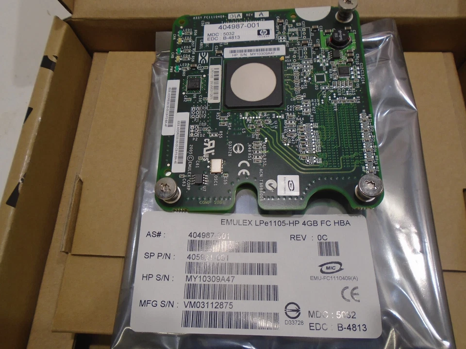 *NEW* HP / EMULEX 404987-001 / 405921-001 / HBA 4GB MEZZANINE CARD - Image 2 of 4