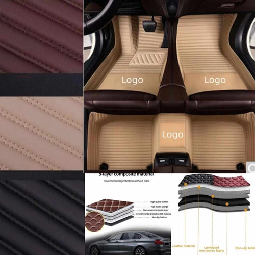 For Porsche All Models Car Floor Mats Waterproof Custom Auto Pu Leather Carpets - Picture 8 of 33