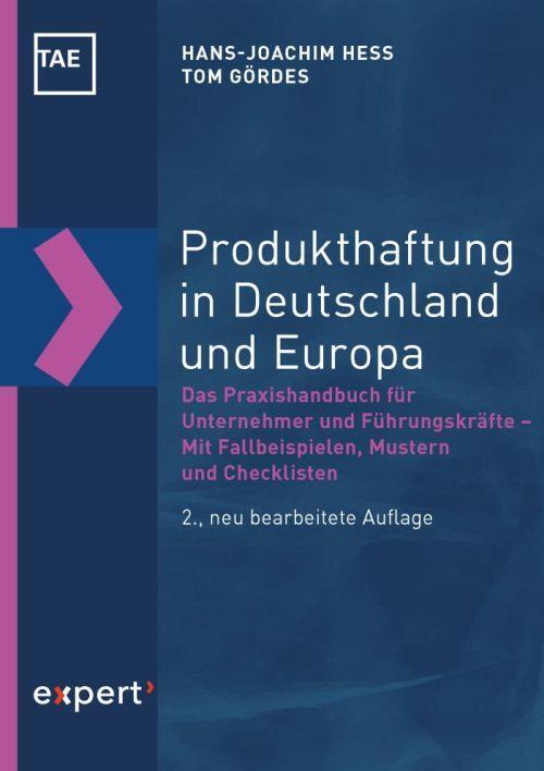 Thumbnail - Hans-joachim Hess (u. A.) | Produkthaftung In Deutschland Und Europa |