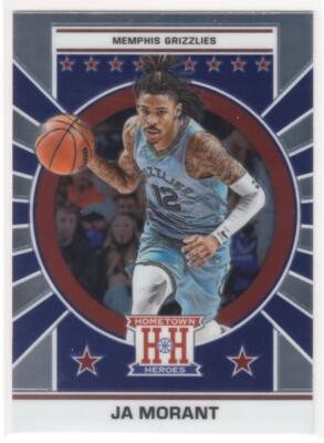 Ja Morant 2021-22 Panini Chronicles #665 Grizzlies Hometown Heroes Optic