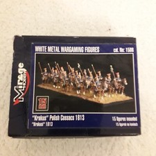 Mirage Hobby 15mm White Metal Figures - 1813 Krakus Mounted Polish Cossacs x 15