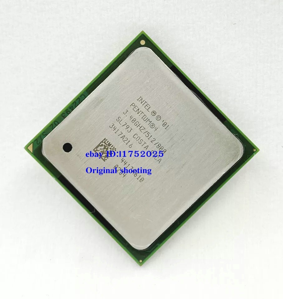 Intel Pentium 4 CPU SL793 3.4GHz 512KB 800MHz 478 processor