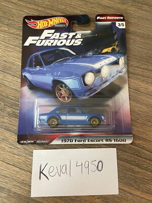 HOT WHEELS PREMIUM FAST & THE FURIOUS FAST IMPORTS 70 FORD ESCORT