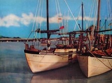 Fishing Fleet Emdur Vari-Vue Large 12x16  Lenticular 3-D Picture NEW Great 3-D!