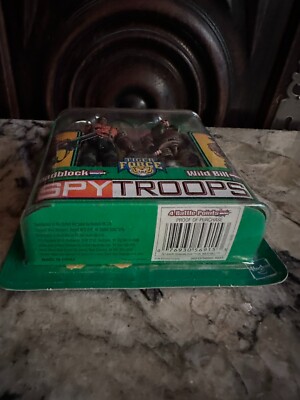 G.I. Joe vs. Cobra SPY TROOPS 2003 HASBRO Roadblock vs Wild Bill