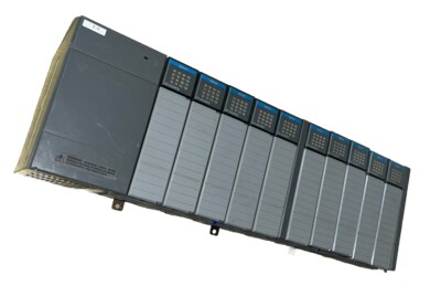 P2 Rack Module Kore ALLEN BRADLEY SLC 500 1746-P2 PLC MODULE 10-SLOT RACK 1746-A10 WITH I/O ...