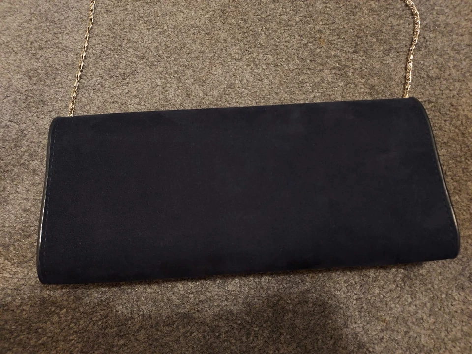 Dorothy Perkins Navy Blue Clutch Purse - Image 2 of 4