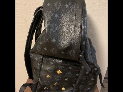 LARGE MCM BACKPACK, BLACK, WITH STUDS | eBay display picture 1