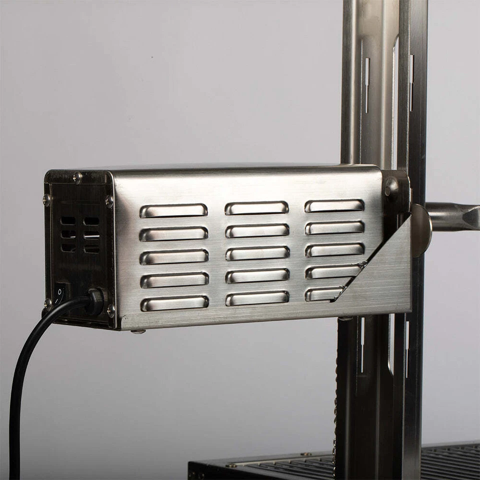 Parrilla asadora barbacoa Ash & Ember 25W acero inoxidable, velocidad de rotación de 4 RPM Foto 4 de 4