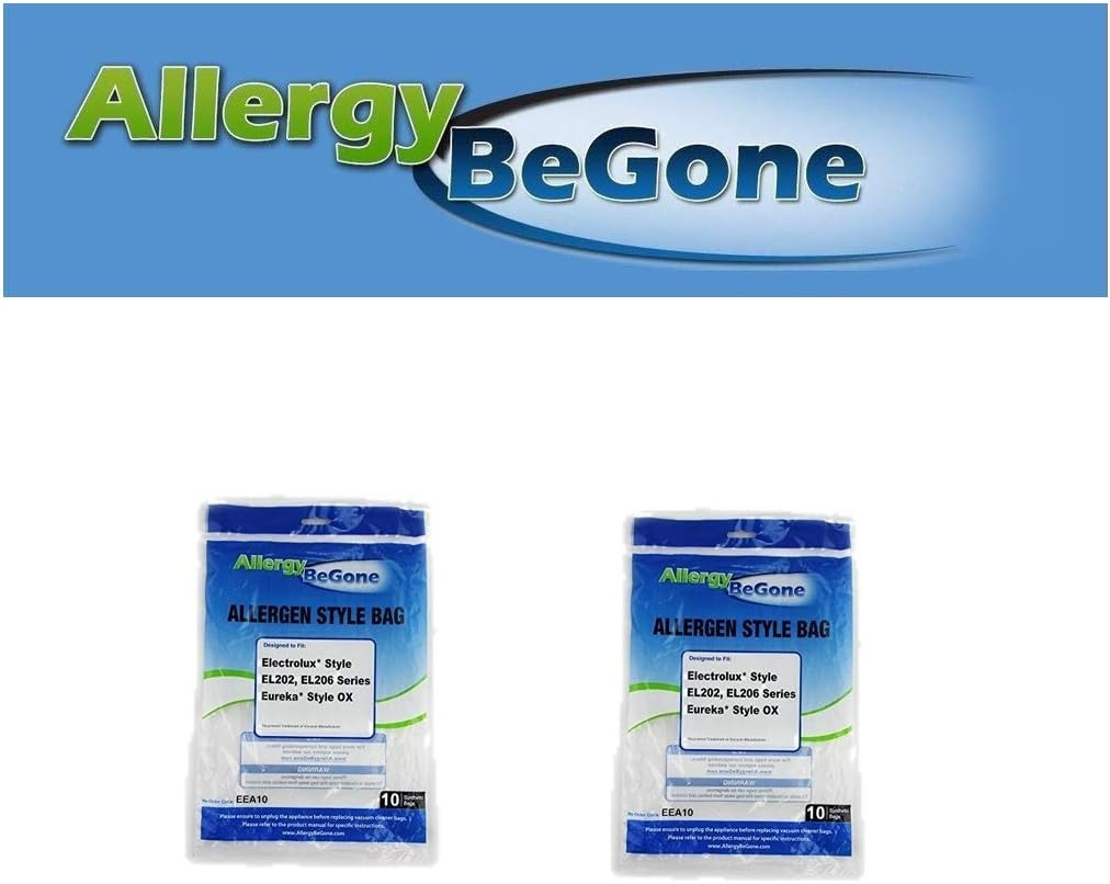 Electrolux Intensity Vacuum Bags 10 Pack, by ABG. Compare to