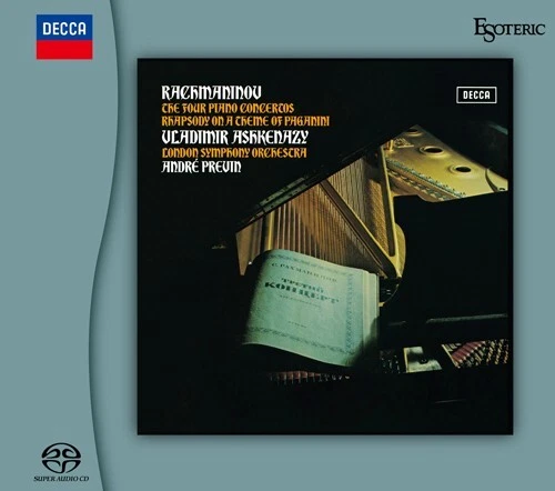 ESOTERIC Ashkenazy Previn LSO Rachmaninov Piano Concertos 2SACD Hybrid Japan - Image 2 of 4
