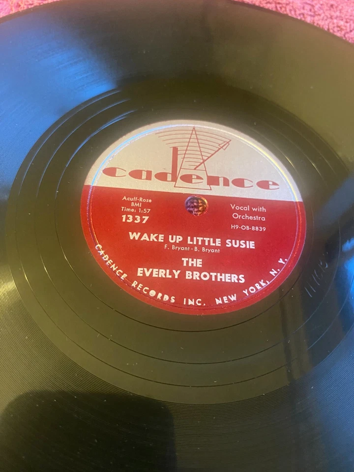 THE EVERLY BROS. "Wake Up Little Susie" - NEW 78 - Cadence # 1377 - Image 4 of 4