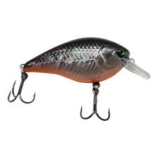 Cast Cray Square Bill - Black Chrome Orange