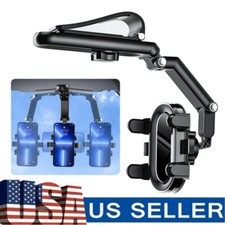 1080 Car Phone Holder Rotatable And Retractable Rearview Mirror Mount Universal