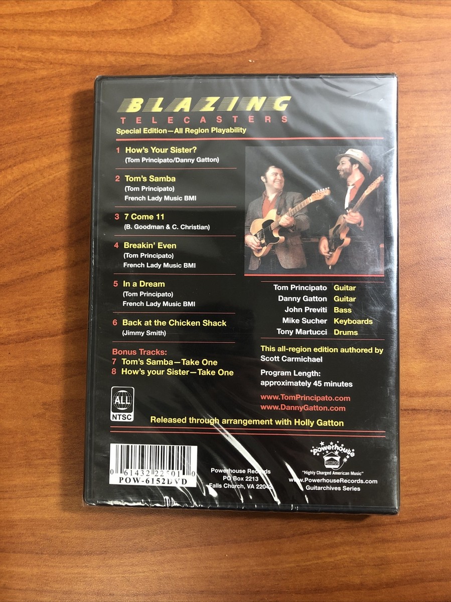 Danny Gatton, ☆Blazing Telecasters Danny Gatton And Tom Principato – Blazing Telecasters – CD