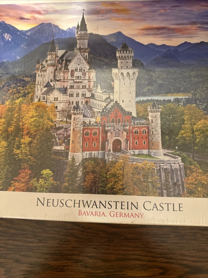 Eurographics Neuschwanstein Castle Bavaria Germany 1000 Piece Puzzle Made in USA - Image 2 of 4