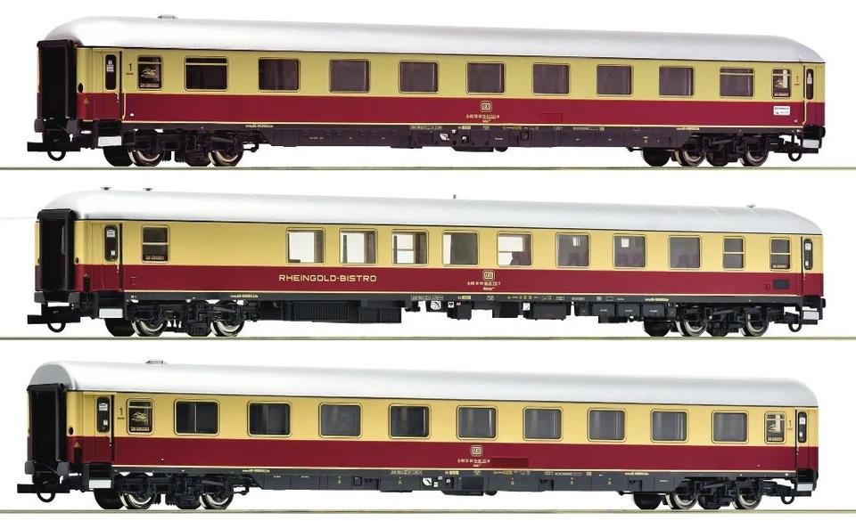 Roco 6200122, 3tlg. Set Rheingoldwagen, AKE, Neu & OVP, H0 - Bild 1 von 1