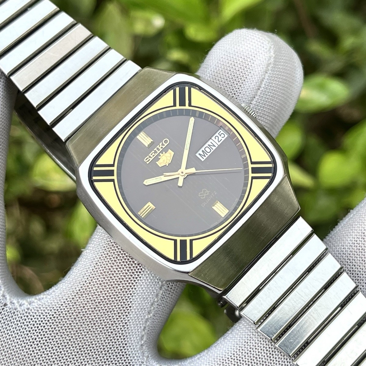 Vintage Seiko SQ Lion Head Symbol 100th Anniversary Japan Quartz