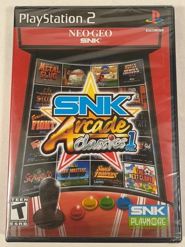 SNK Arcade Classics Volume 1 Neo-Geo Vol.1 (PlayStation 2 PS2) Brand New Sealed