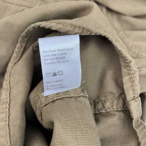 Flint And Tinder Herren XXL Baumwolle Hemd Jacke braun Druckknopf Taschen LESEN - Bild 11 von 11