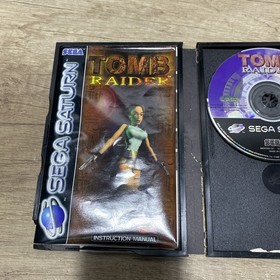 Sega Saturn Tomb Raider  please see details and photos 