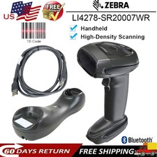 Zebra Symbol LI4278-SR20007WR Wireless Handheld Barcode POS Scanner W/USB Cable