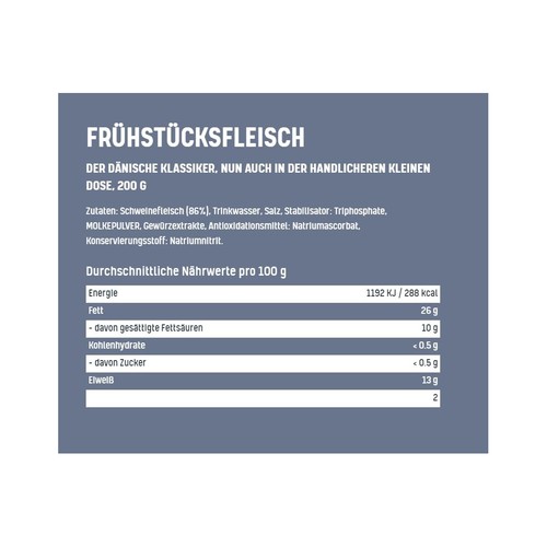 TULIP Bundle 2x Frühstücksfleisch 200g 2x Hähnchen 340g Konserve Delikatesse - Bild 4 von 7