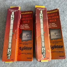 Lot/2 REPLACEMENT QUARTZ HALOGEN BULB for Outdoor Fixture 300W 120 V RB300 T3