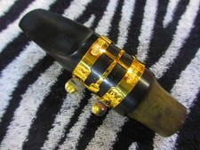 Rousseau USA Mouthpiece for Tenor Saxophone NC4 Early Rare Original B Ligature