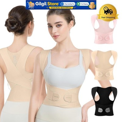 Invisible Lightweight Adjustable Posture Corrector for Women - Beige MediumFit