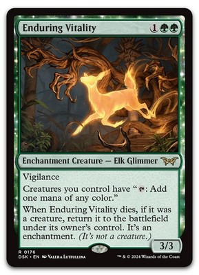 Enduring Vitality #176 (NM) Duskmourn DSK Magic MTG
