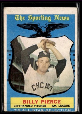 1959 Topps Billy Pierce Low Grade Set Break #572