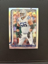 2025 Topps Chrome Football- Quenton Nelson #144, Refractor